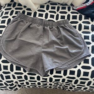 Nike Grey Tempo Dry Fit Shorts - Size XL